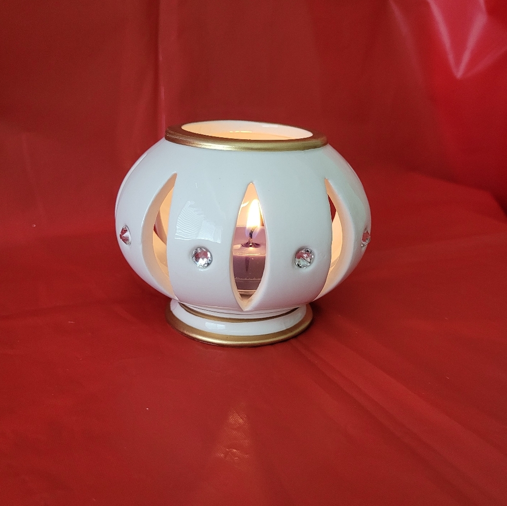 Partylite Opulent Swarovski Crystal tealight Candle (303)